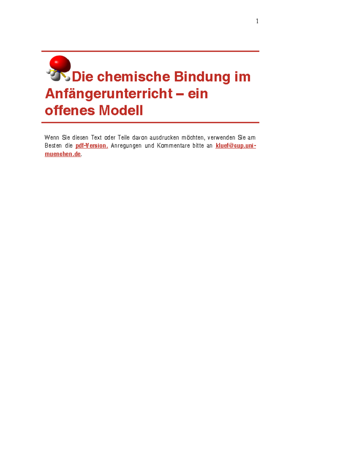 Chemische Bindung Zusammenfassung und Allgemeine Chemie