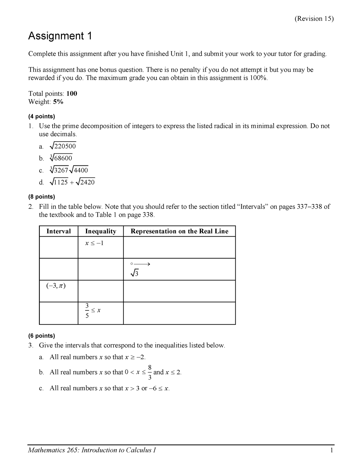 math 265 assignment 1