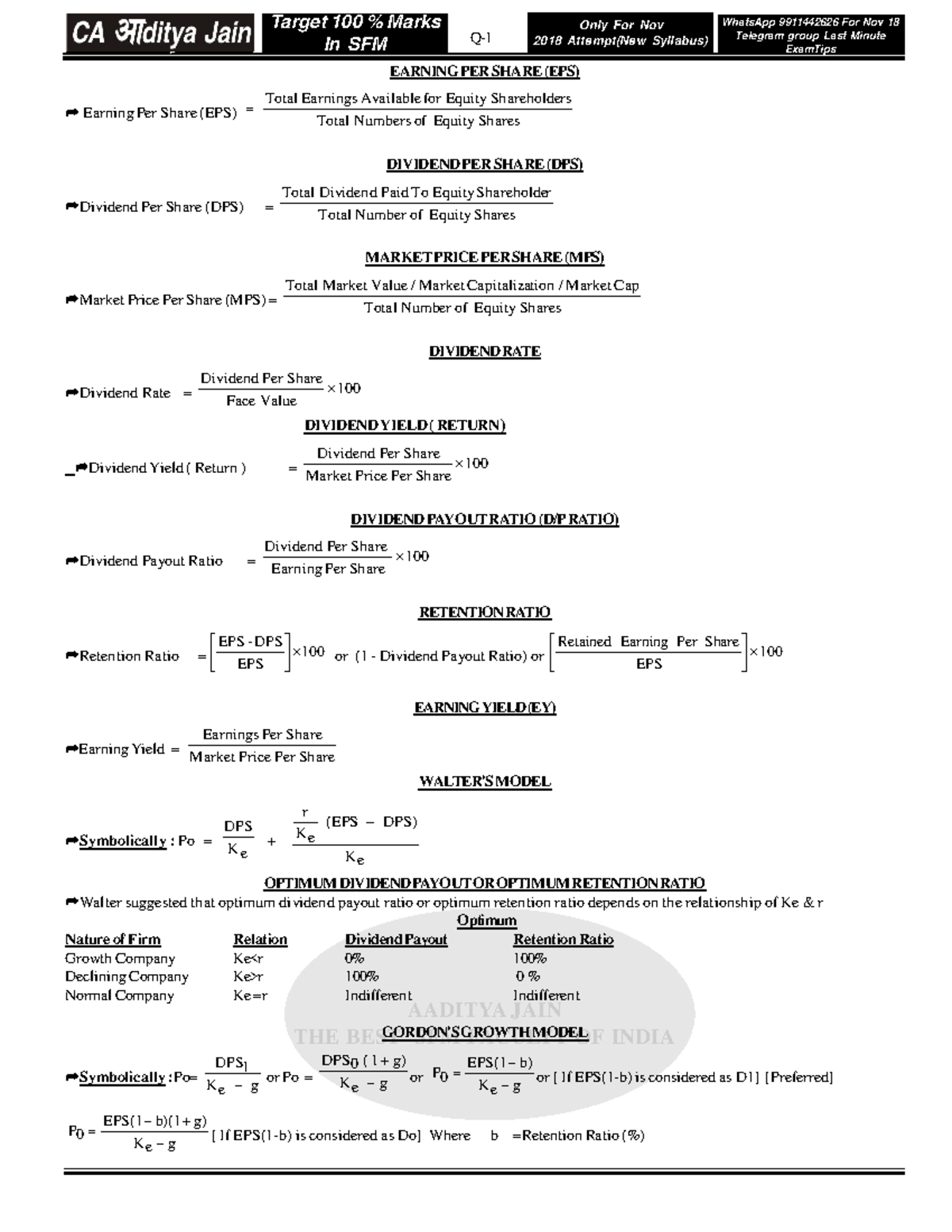 Sfm formula book - khygfjyvh - ####### Q- Telegram group Last Minute ...