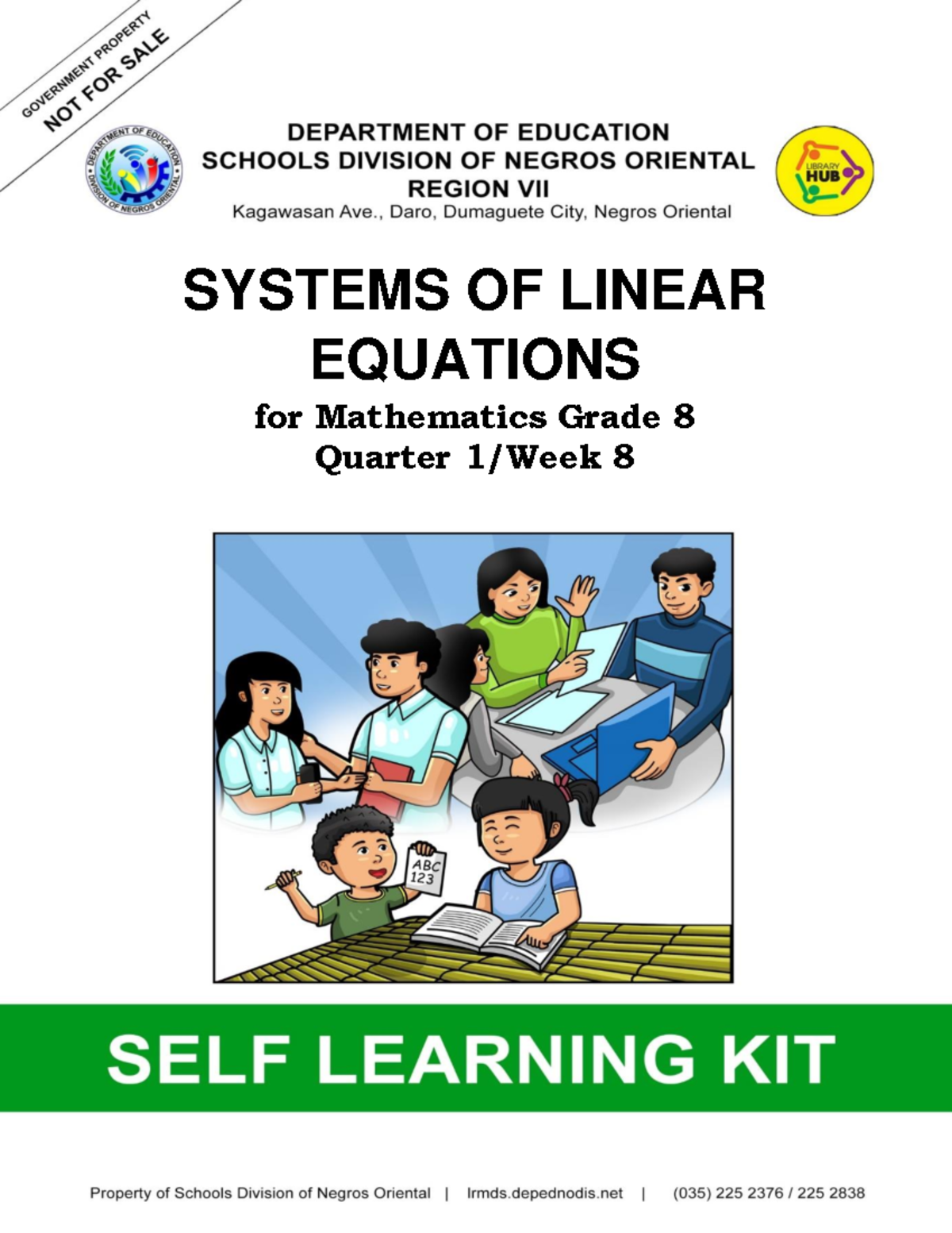 Math 8 Q1 Week 8 This Is Math 8 Quarter 1 Week 8 Module Systems Of Math 8 Q1 Week 8 This Is Math 8 Quarter 1 Week 8 Module Systems Of