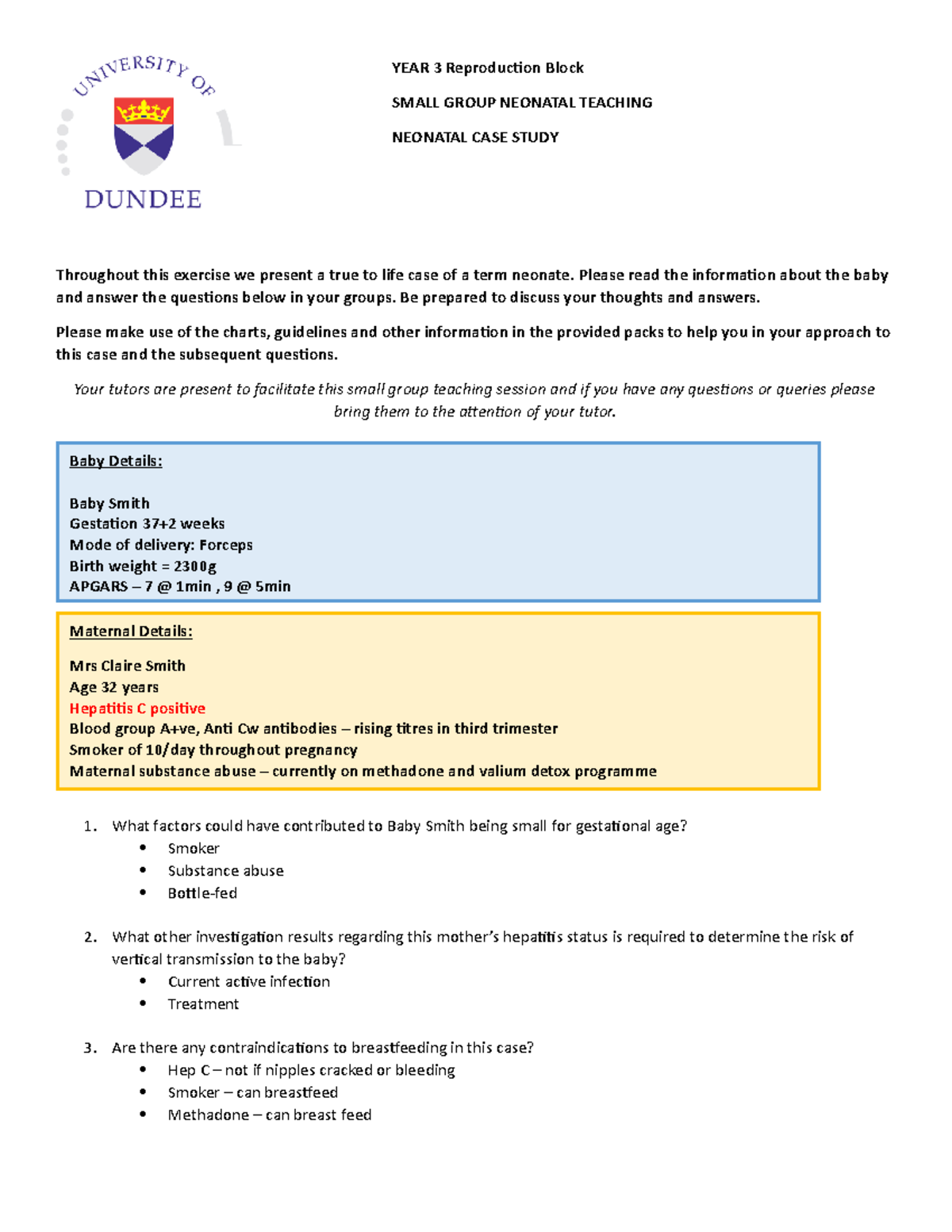 a baby is considered small for gestational age if