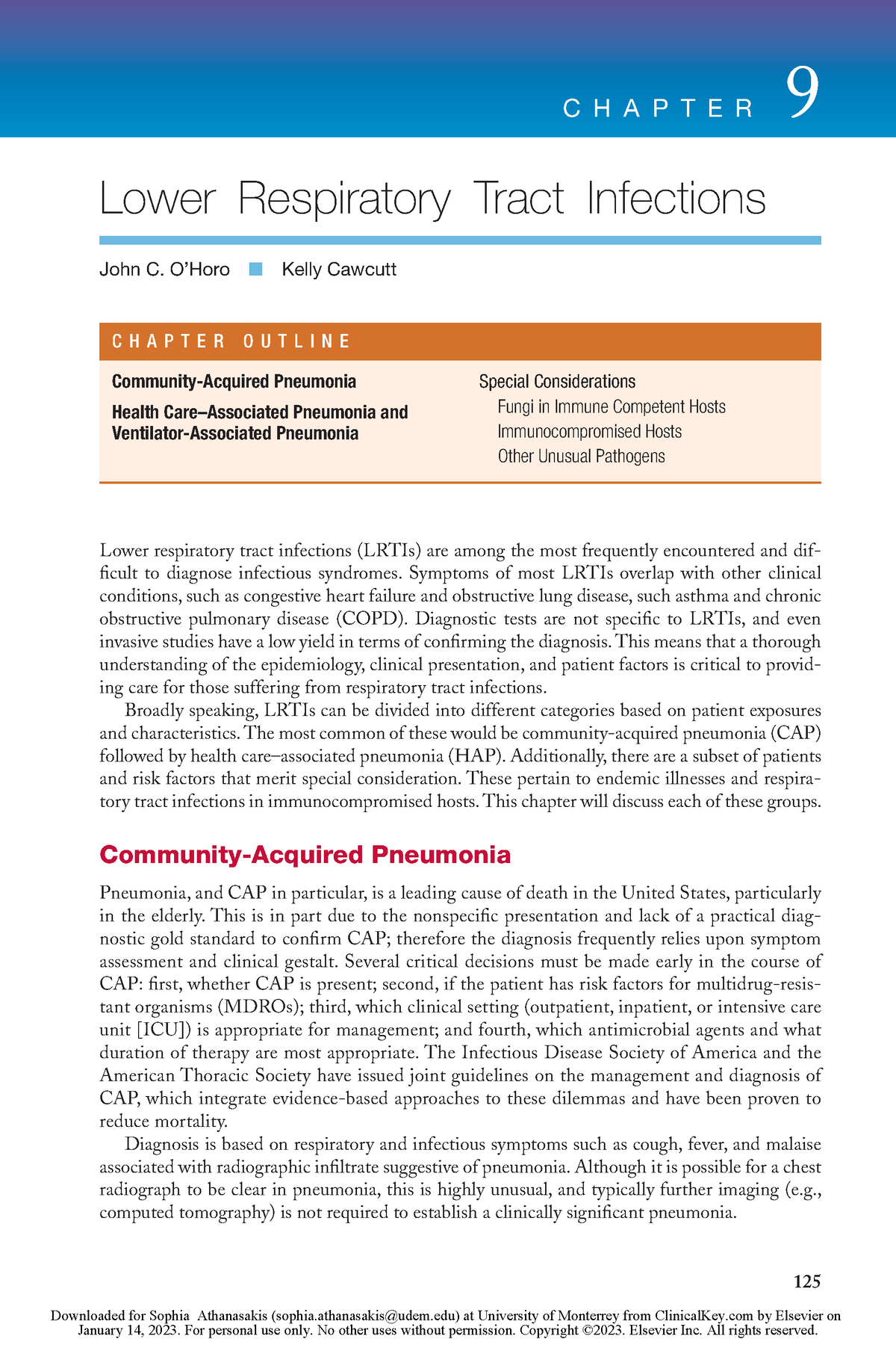 (4) Neumonías Bacterianas Y Virales - 125 Lower Respiratory Tract 