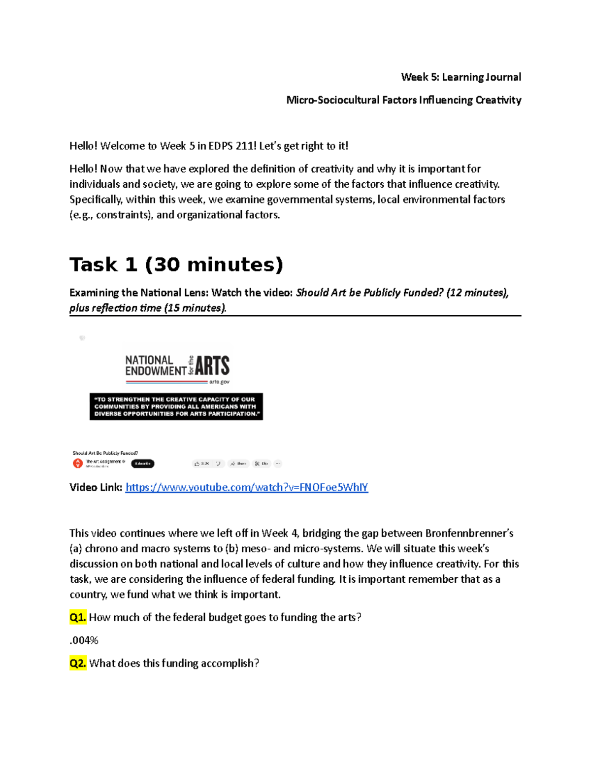 Case 211 Week+5 Learning+Journal - Week 5: Learning Journal Micro ...