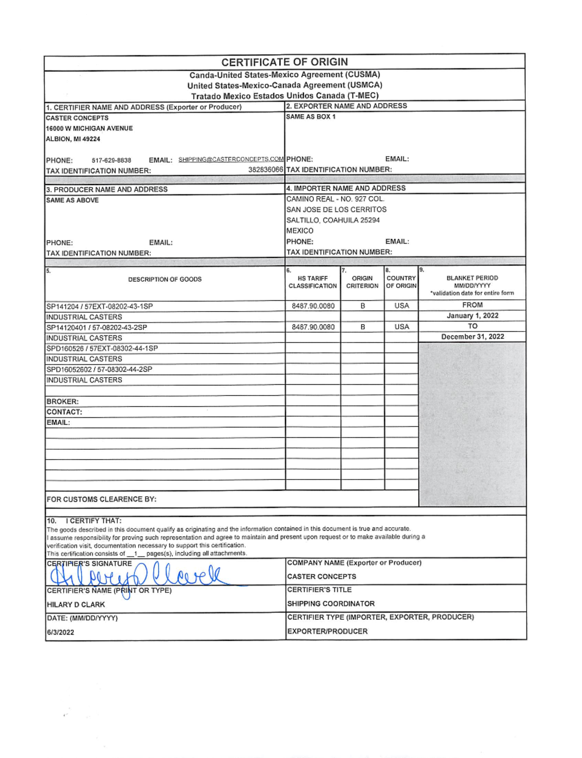 133868 Cusma - Documento PDF - Negocios Internacionales - Studocu