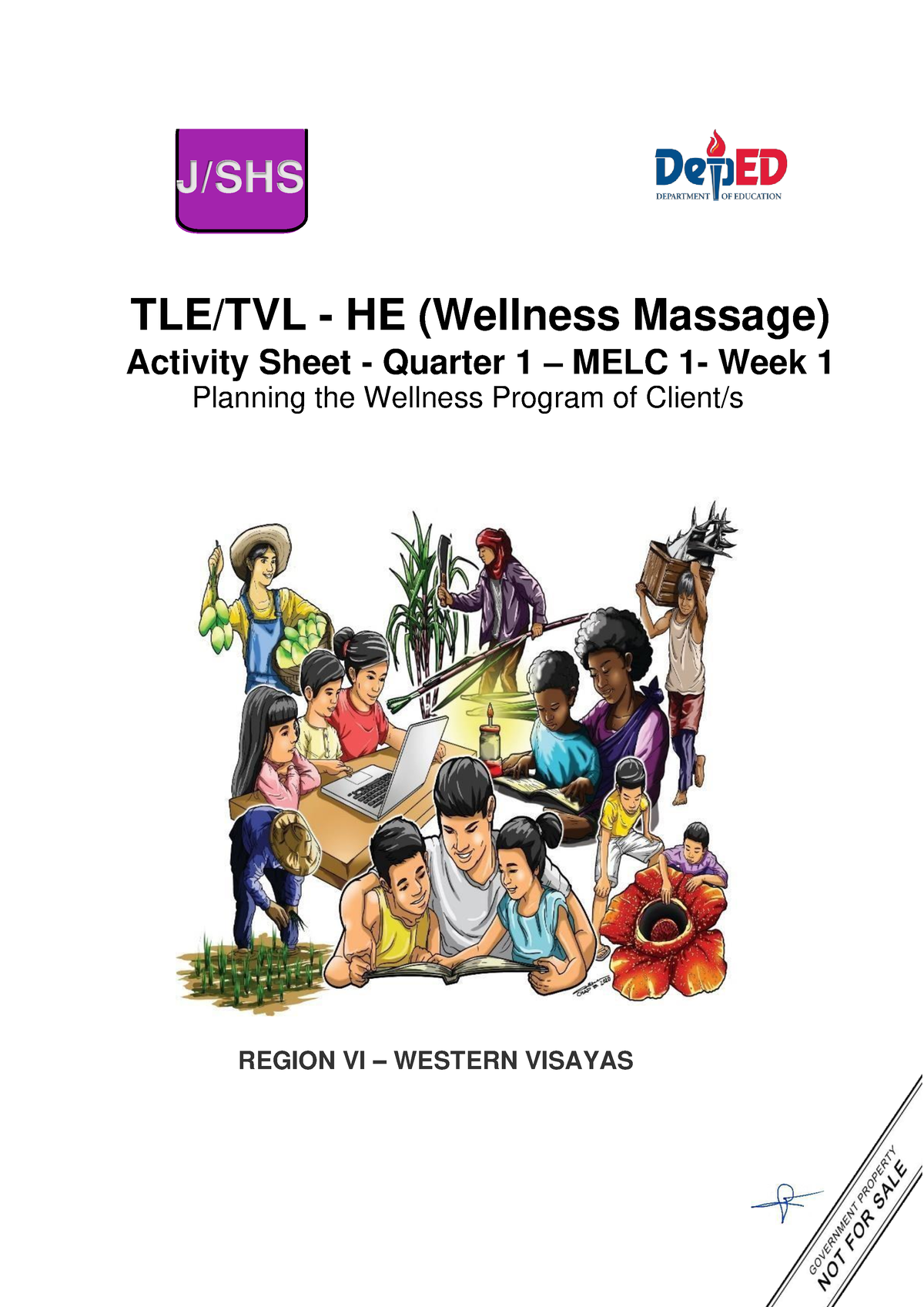 He Wellnessmassage Jshs Q1 Las1 Final Tle Tvl He Wellness Massage