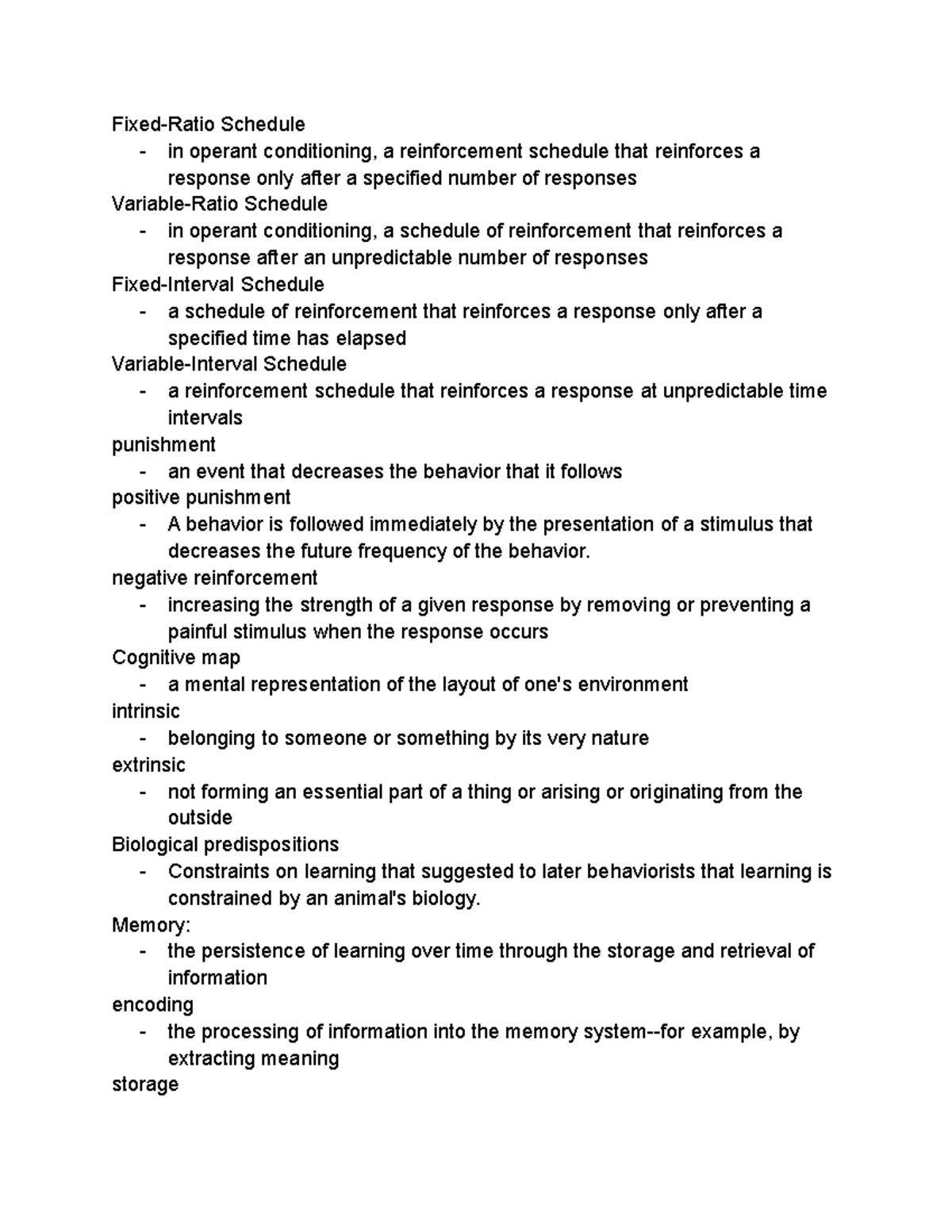 Aaaaa psychology 283 - Notes and definitions taken directly from ...