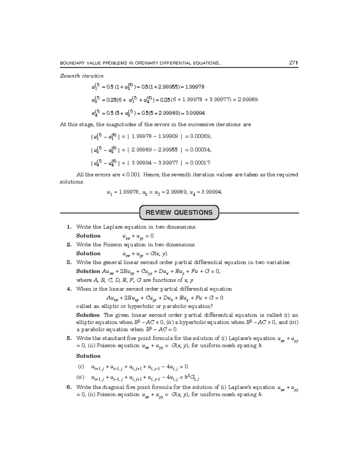 Numerical Methods-16 - BOUNDARY VALUE PROBLEMS IN ORDINARY DIFFERENTIAL ...