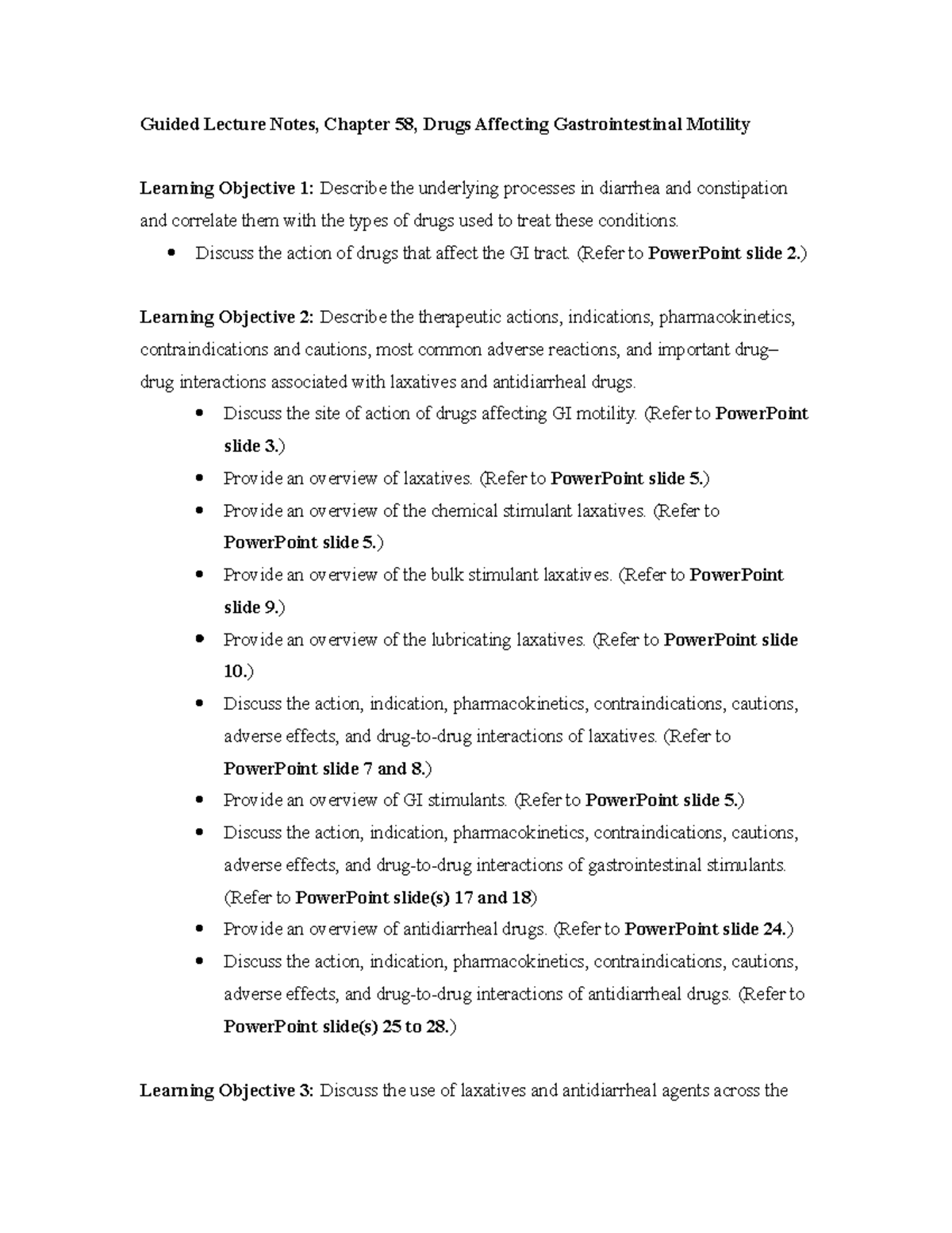 GLN Chapter 58 - guided lecture notes - Guided Lecture Notes, Chapter ...