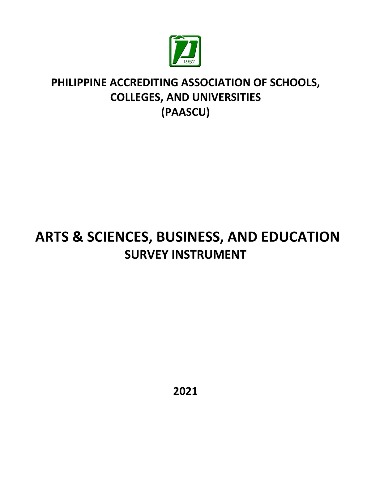 Arts Sciences Education And Business - PHILIPPINE ACCREDITING ...