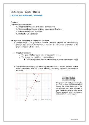 Gr 12 2020 Mathematics Paper 1 - Topic Revision Questions - Mathematics ...