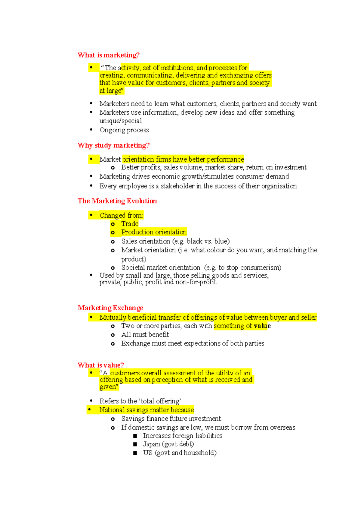 Week 8 - Lecture Notes 8 - BUSS1001 - USyd - StuDocu