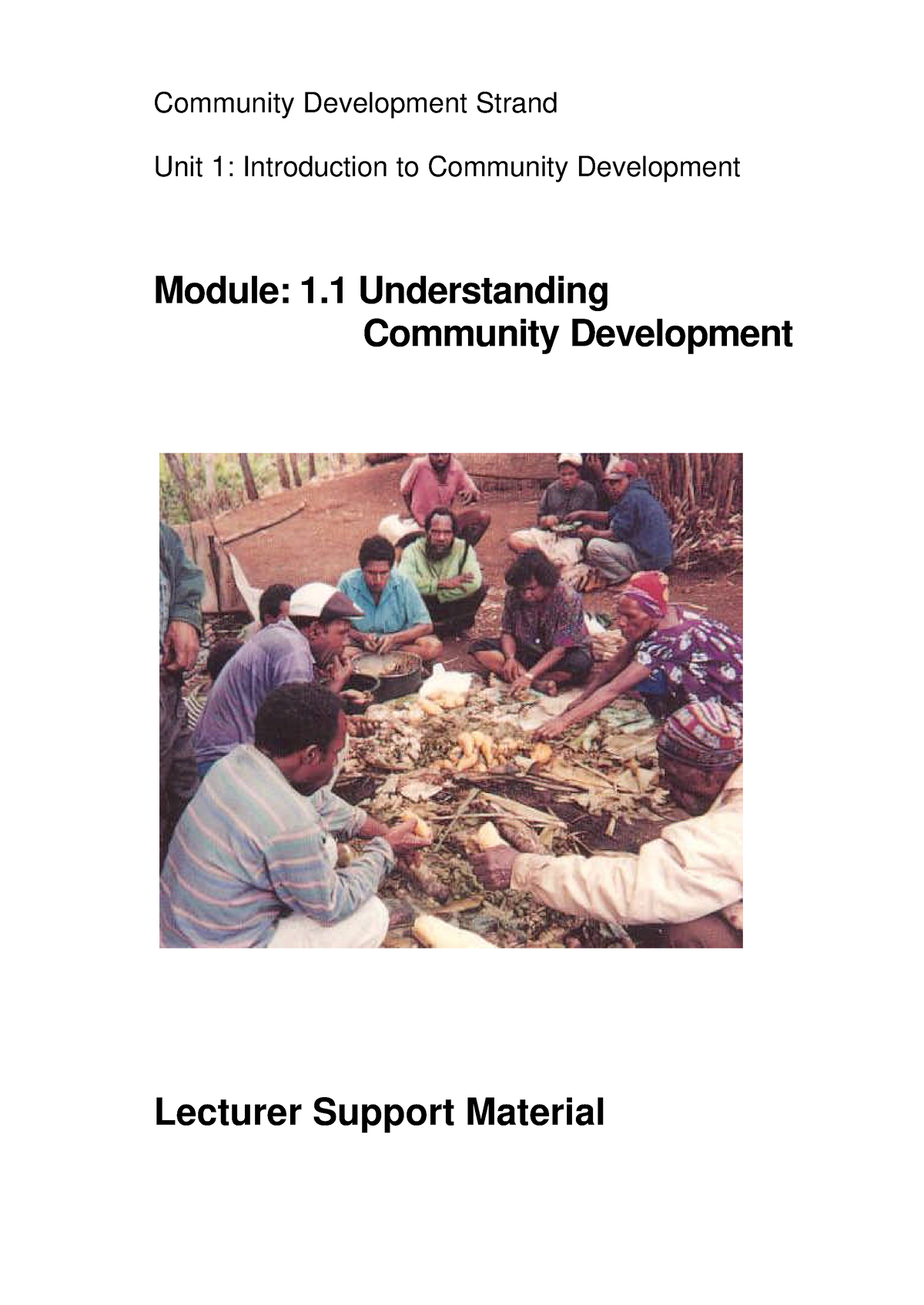 Cd Icd 1 1 Understanding Community Development Lecturer - Community ...