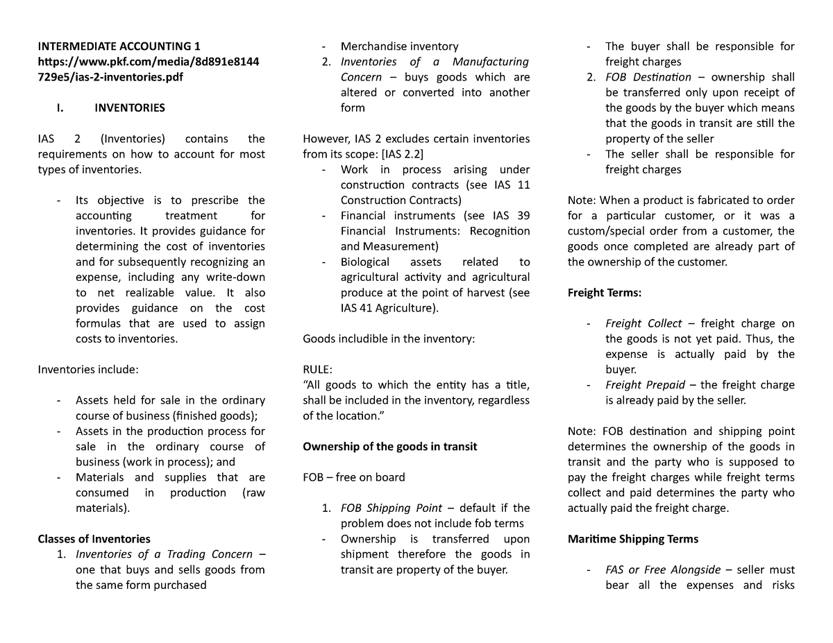 Chapter 10 - Inventories - INTERMEDIATE ACCOUNTING 1 Pkf/media/8d891e ...