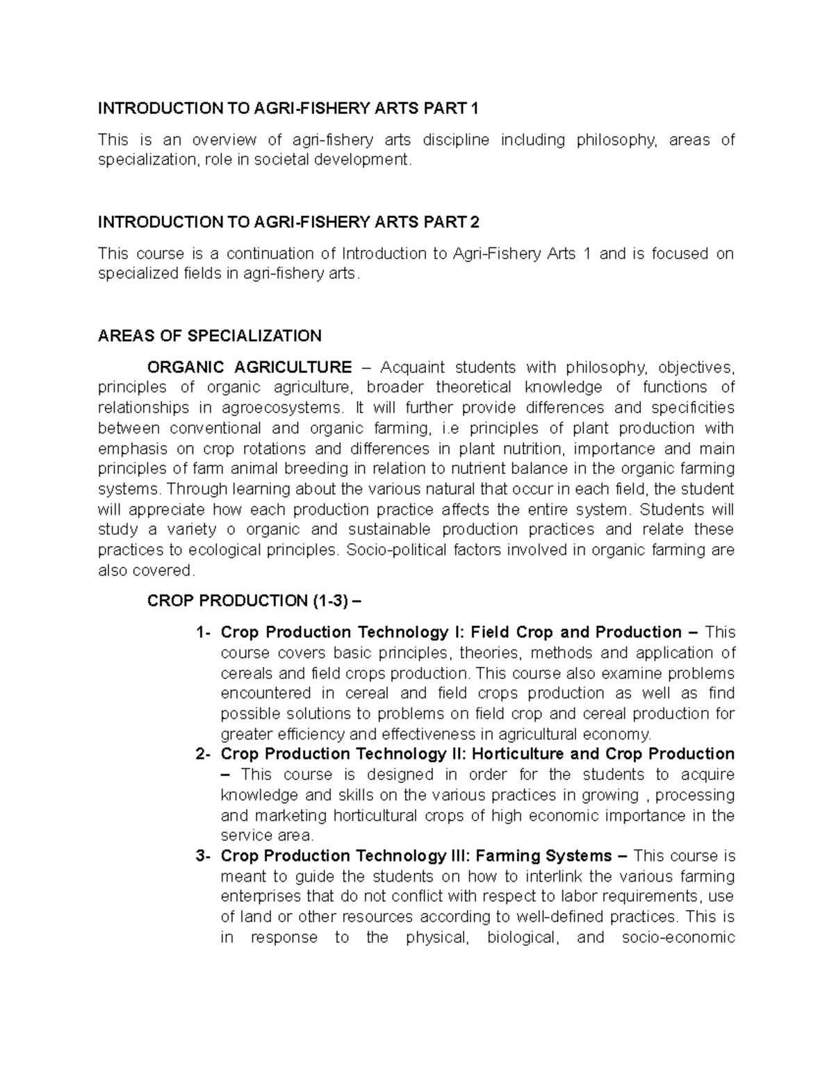 course-description-afae-i-and-ii-introduction-to-agri-fishery-arts