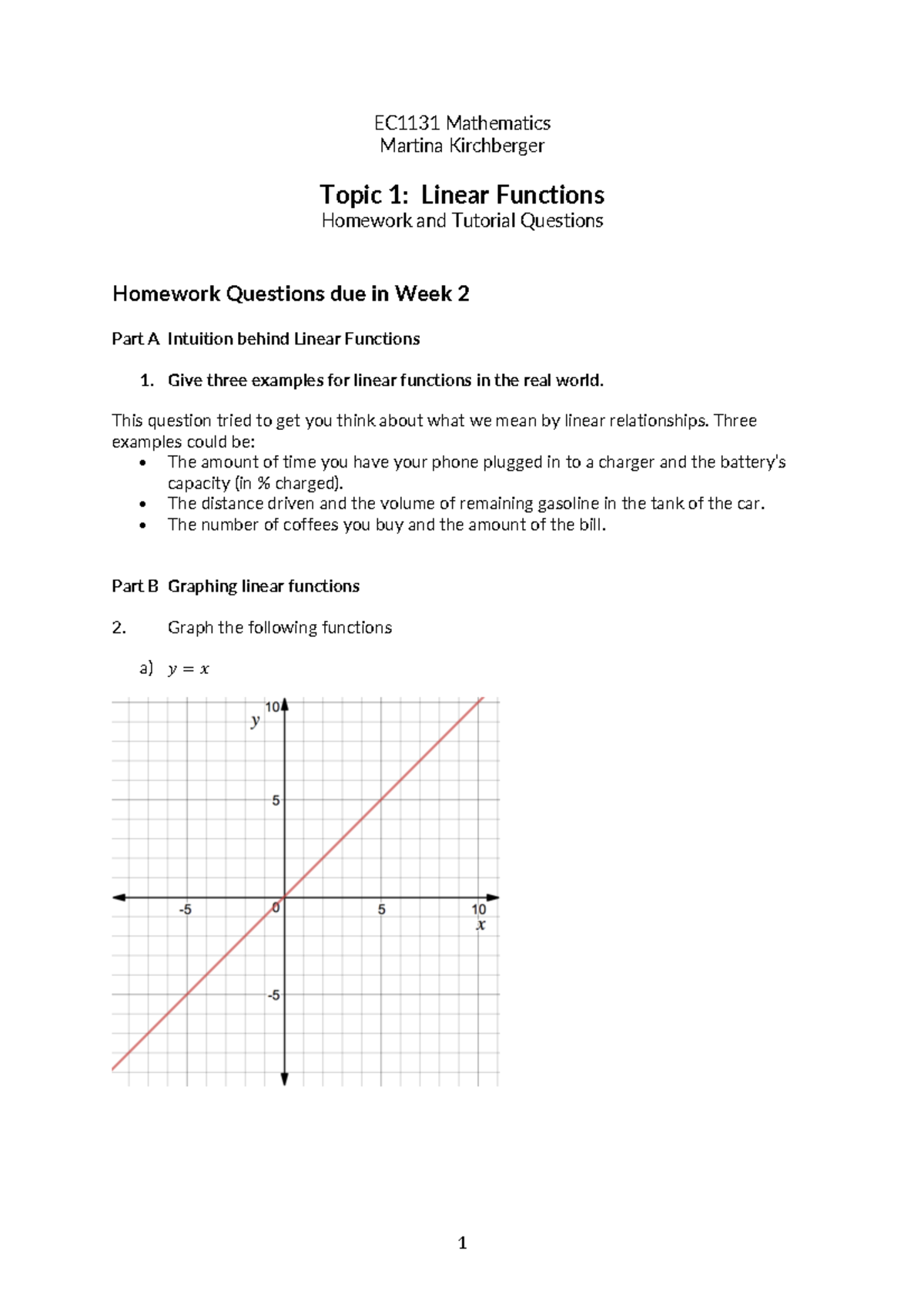 practice and problem solving topic 1 linear functions and systems