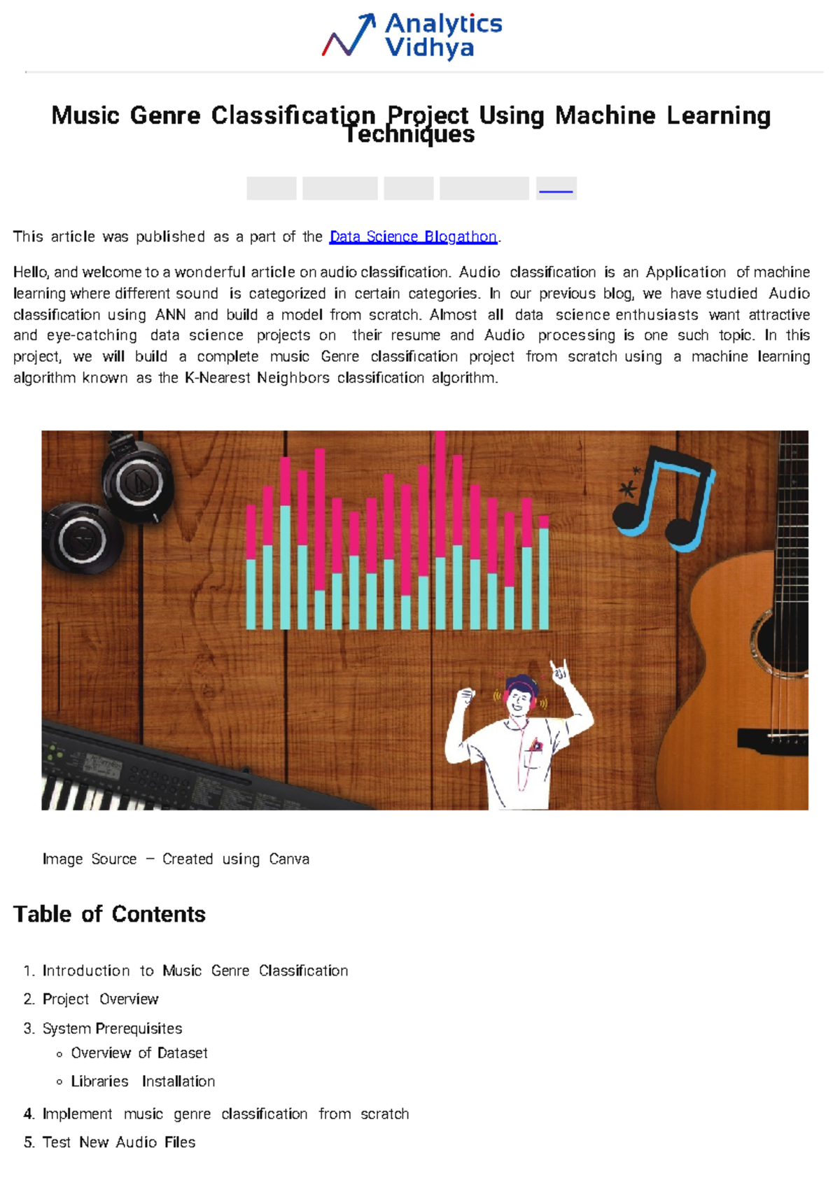 Music Genre Classification Project Using Machine Learning Techniques ...