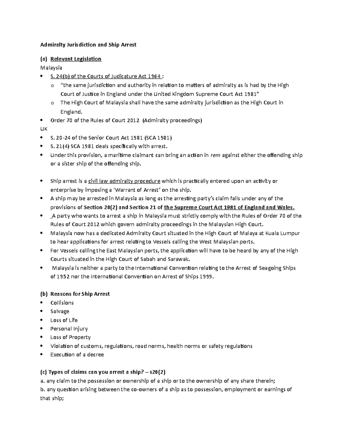 Admiralty Jurisdiction And Ship Arrest 24 B Of The Courts Of   Thumb 1200 1553 