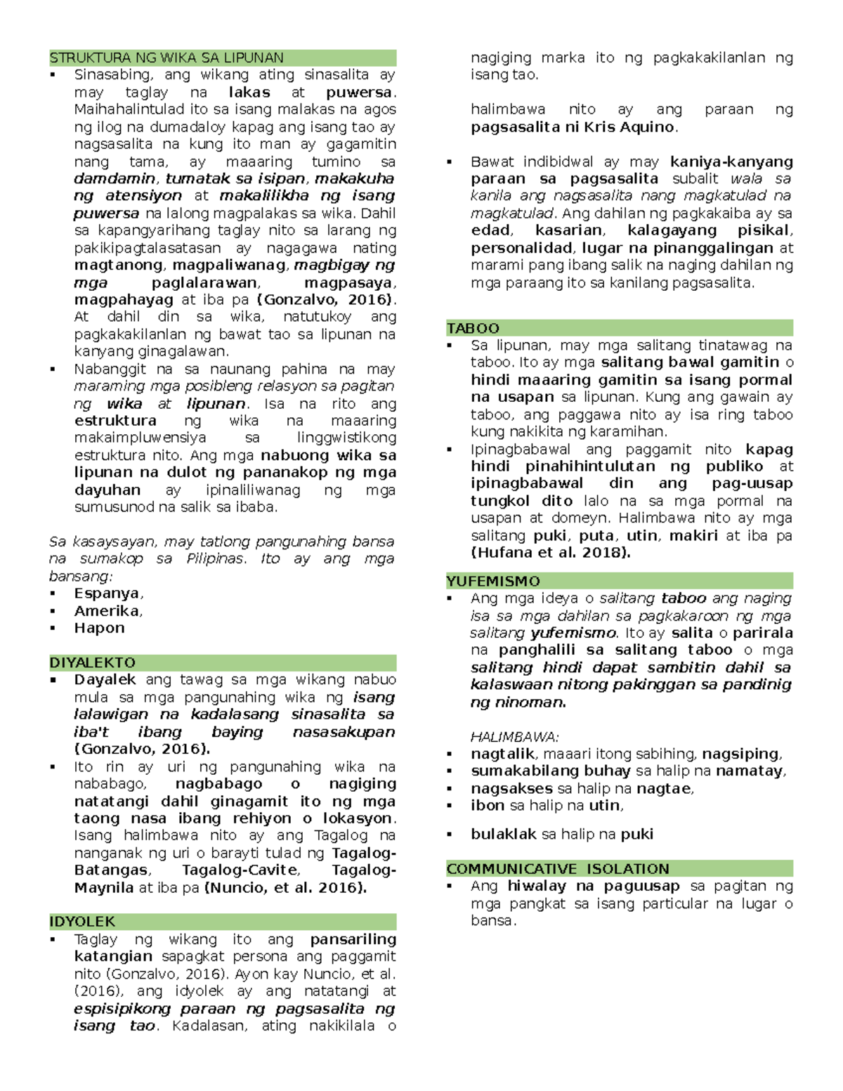 Handouts-fil - WIKA SA LIPUNAN - STRUKTURA NG WIKA SA LIPUNAN ...