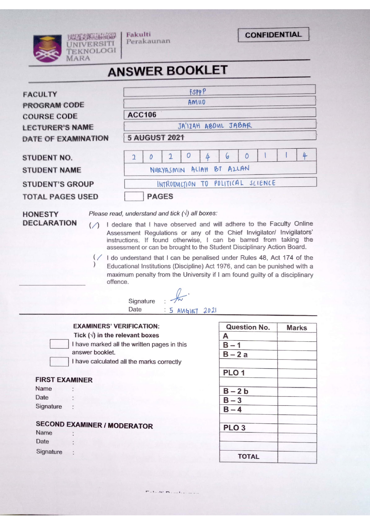 acc106 assignment introduction