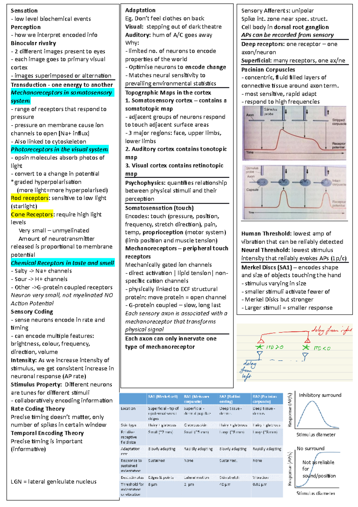 Quiz 2 - 6pg Notes - Full Cheat Sheet To The Specifications Of The 