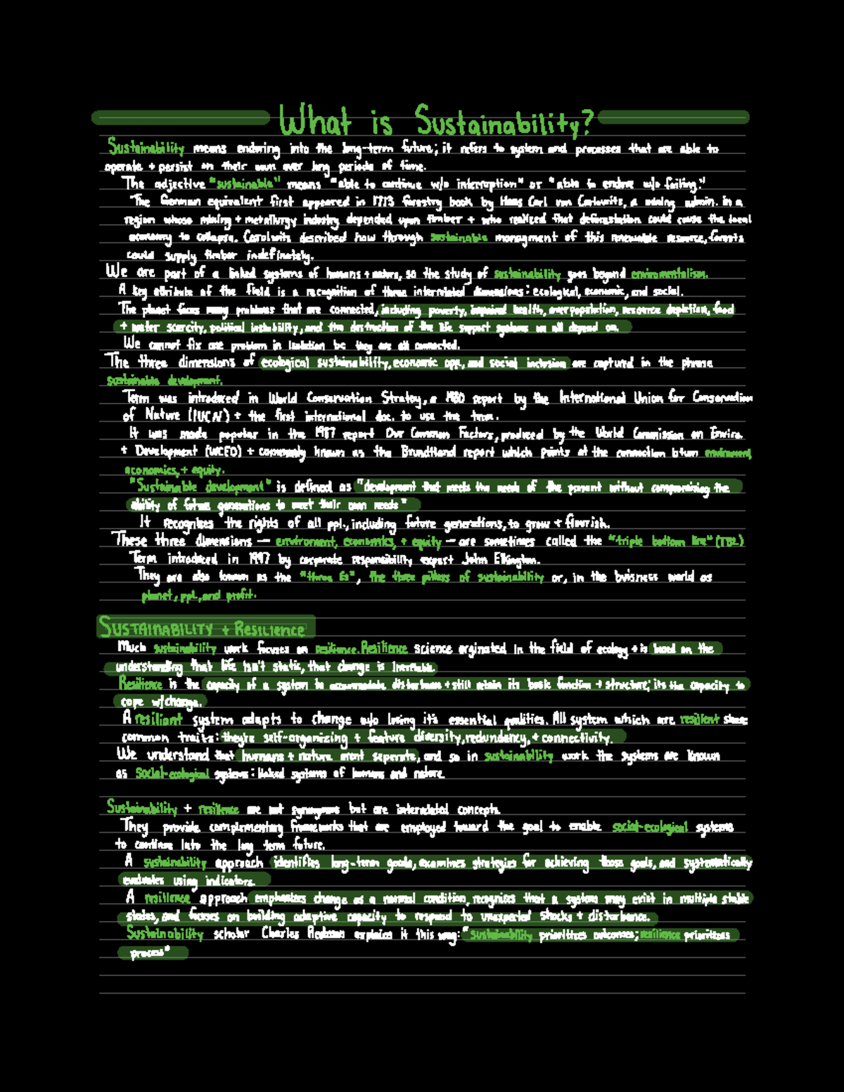 Chapter 1 What is Sustainability - What is Sustainability ...
