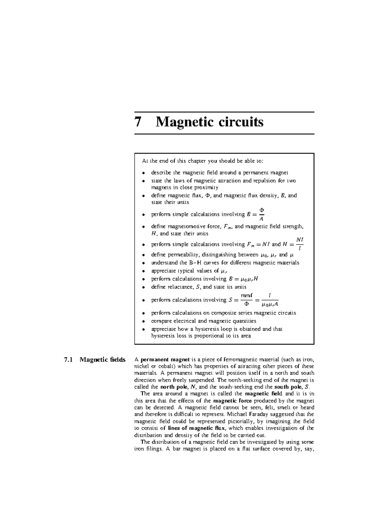 Electrical Machines solved problems - 7 Magnetic circuits At the end of ...
