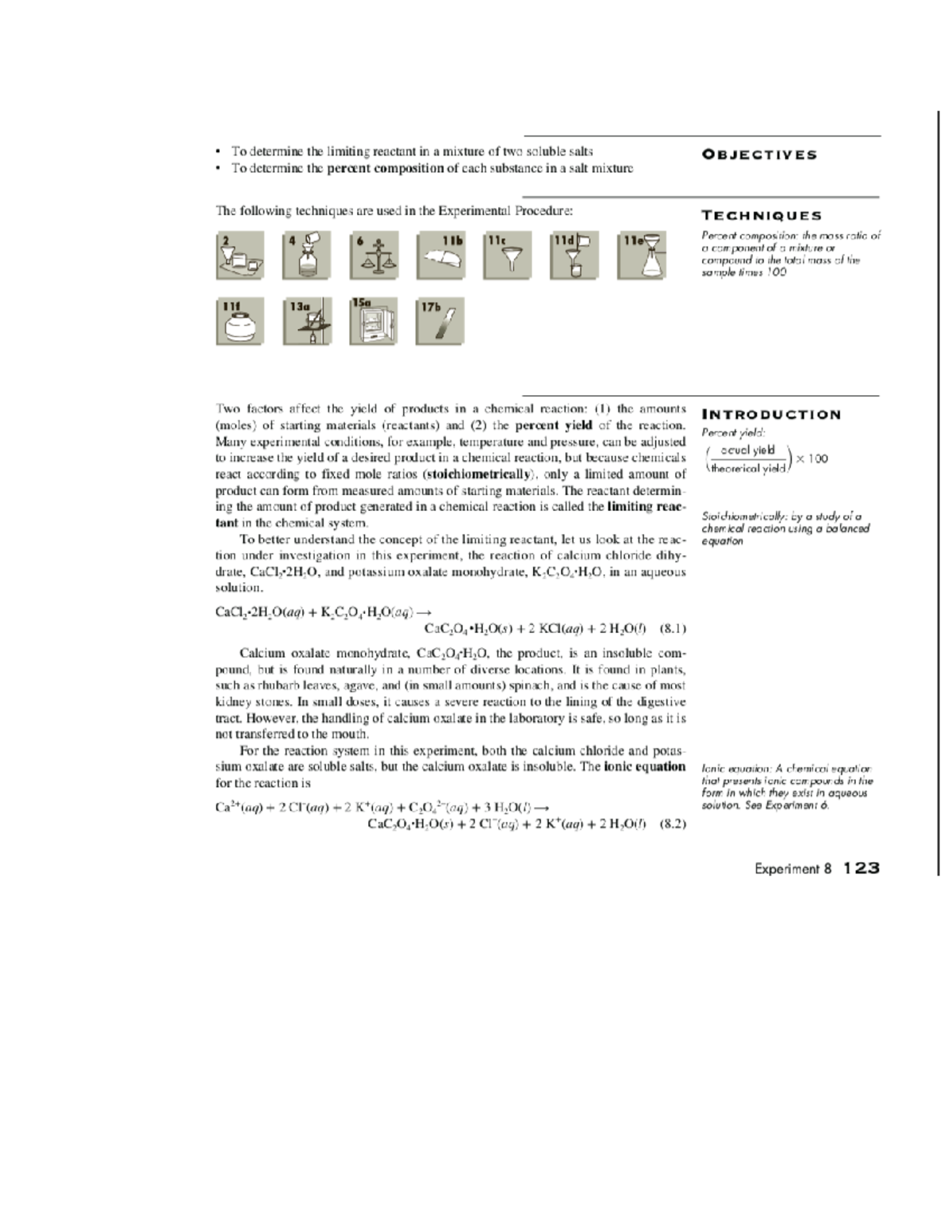 Lab book experiment 8 - CHEM 3150 - Studocu