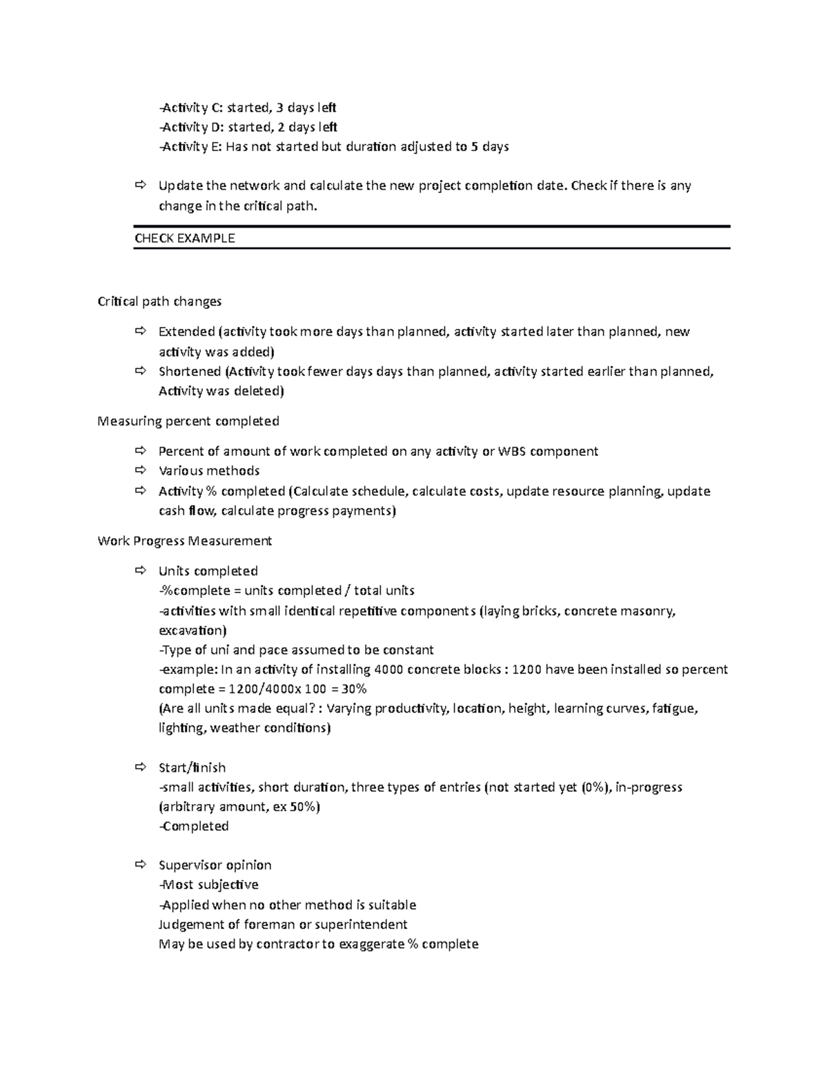 Doc 6 - Course notes on chapter 9 of the lecture, with detailed points ...