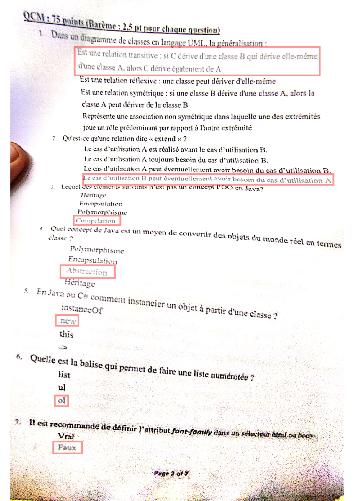 Concour ONEE Développement - 2021 correction - Electricité 1 - Studocu