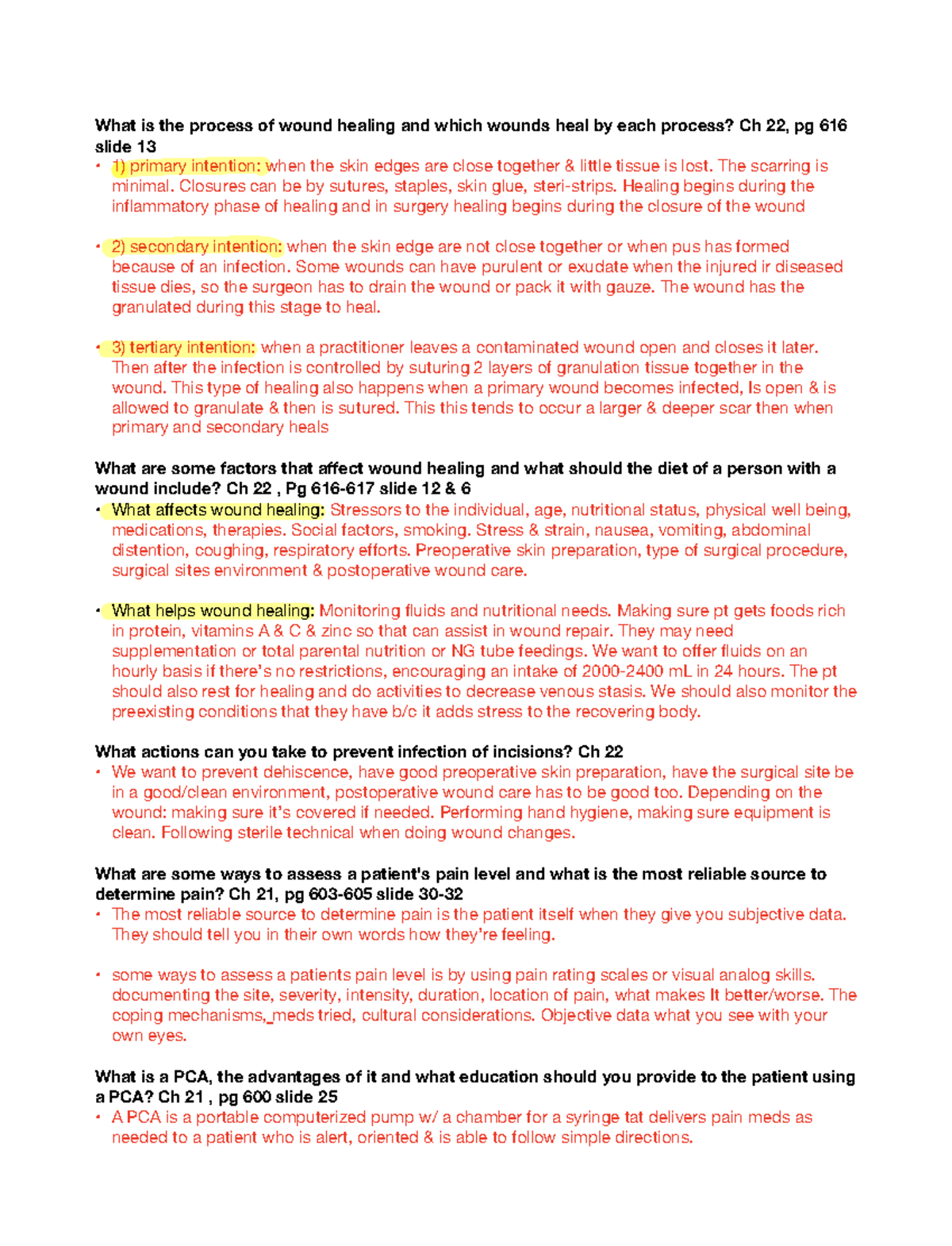 Quiz 14 Ch 20,21,22 2 Dfghjklhnb fgb What is the process of wound