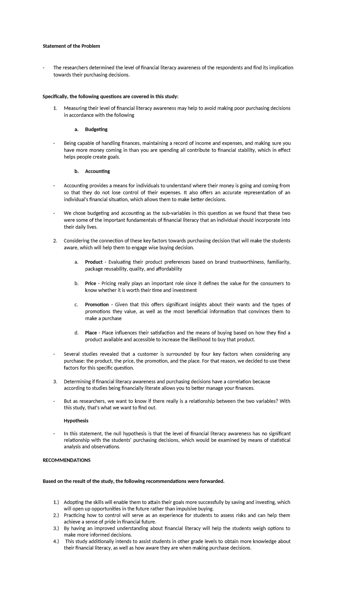 Statement-of-the-Problem-1 2 copy - Statement of the Problem The ...