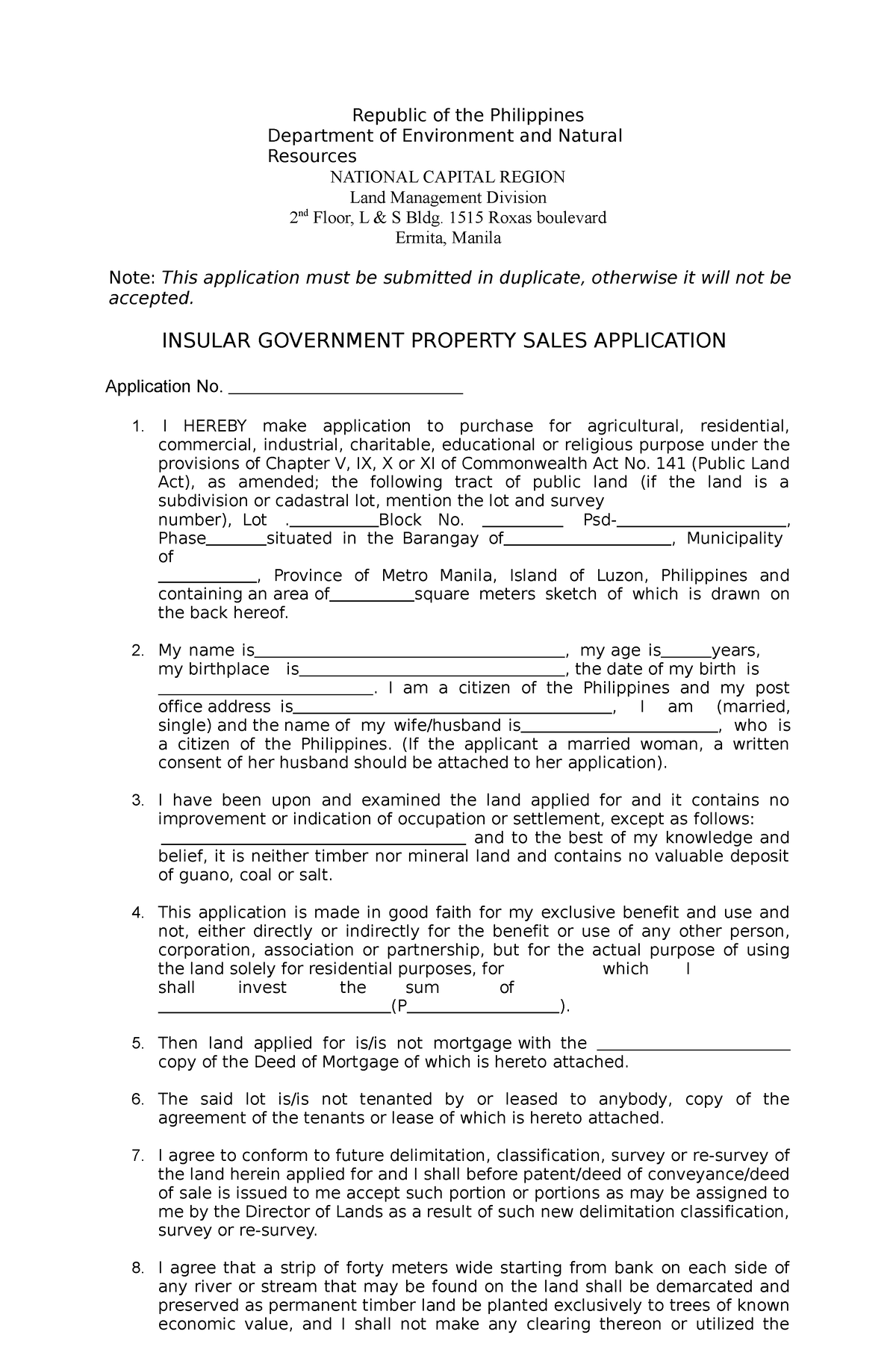 A2-igpsa-application - Republic of the Philippines Department of ...