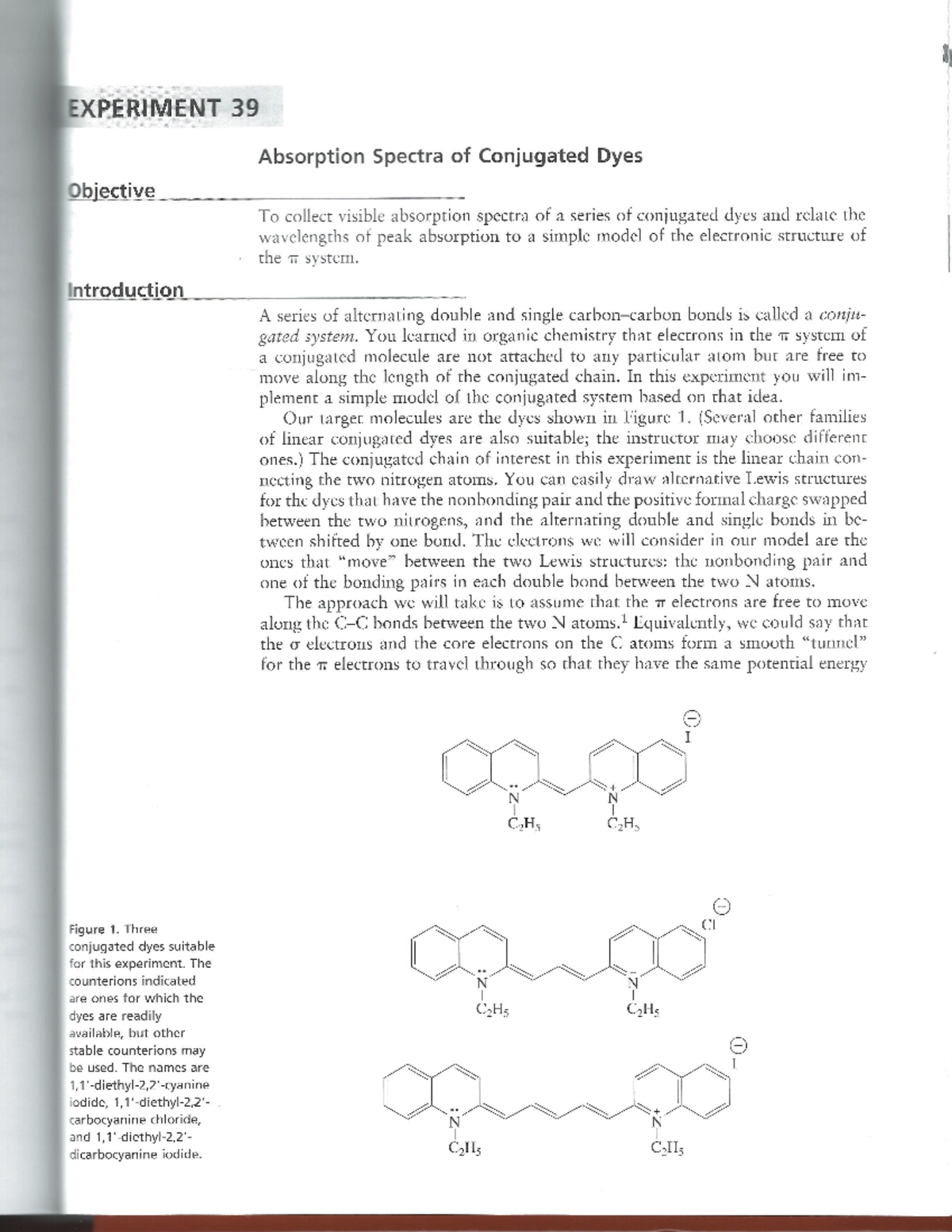 Experiment 6 Absorption Spectra of Conjugated Dyes cive321 Studocu