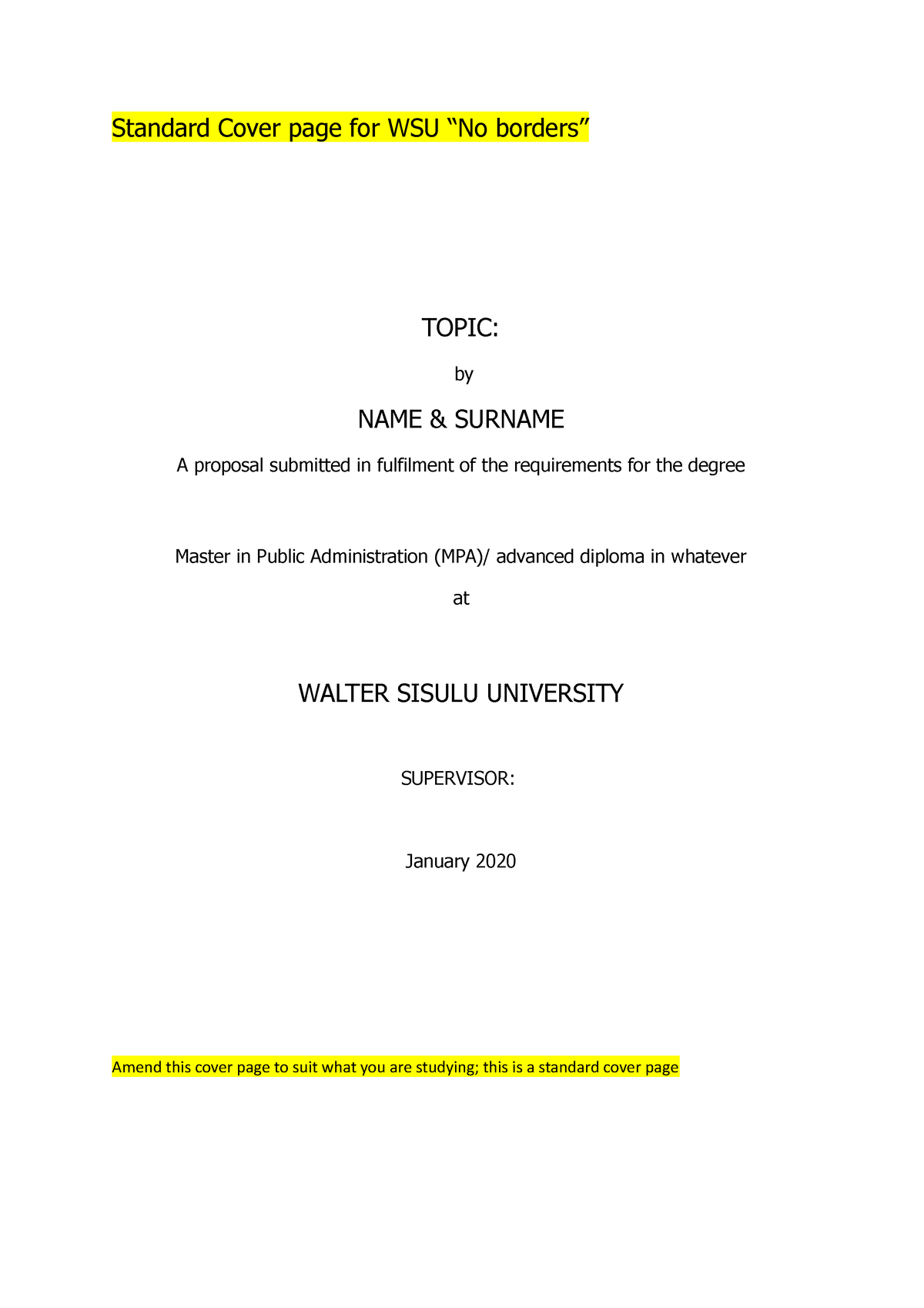 phd proposal wsu