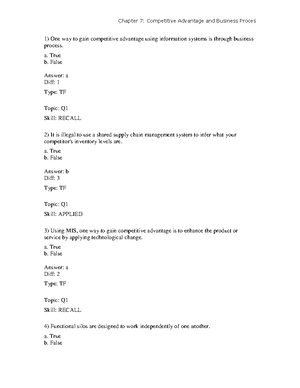 Chapter 05 v2 practice - Using MIS, 7e (Kroenke) Chapter 5 Database ...