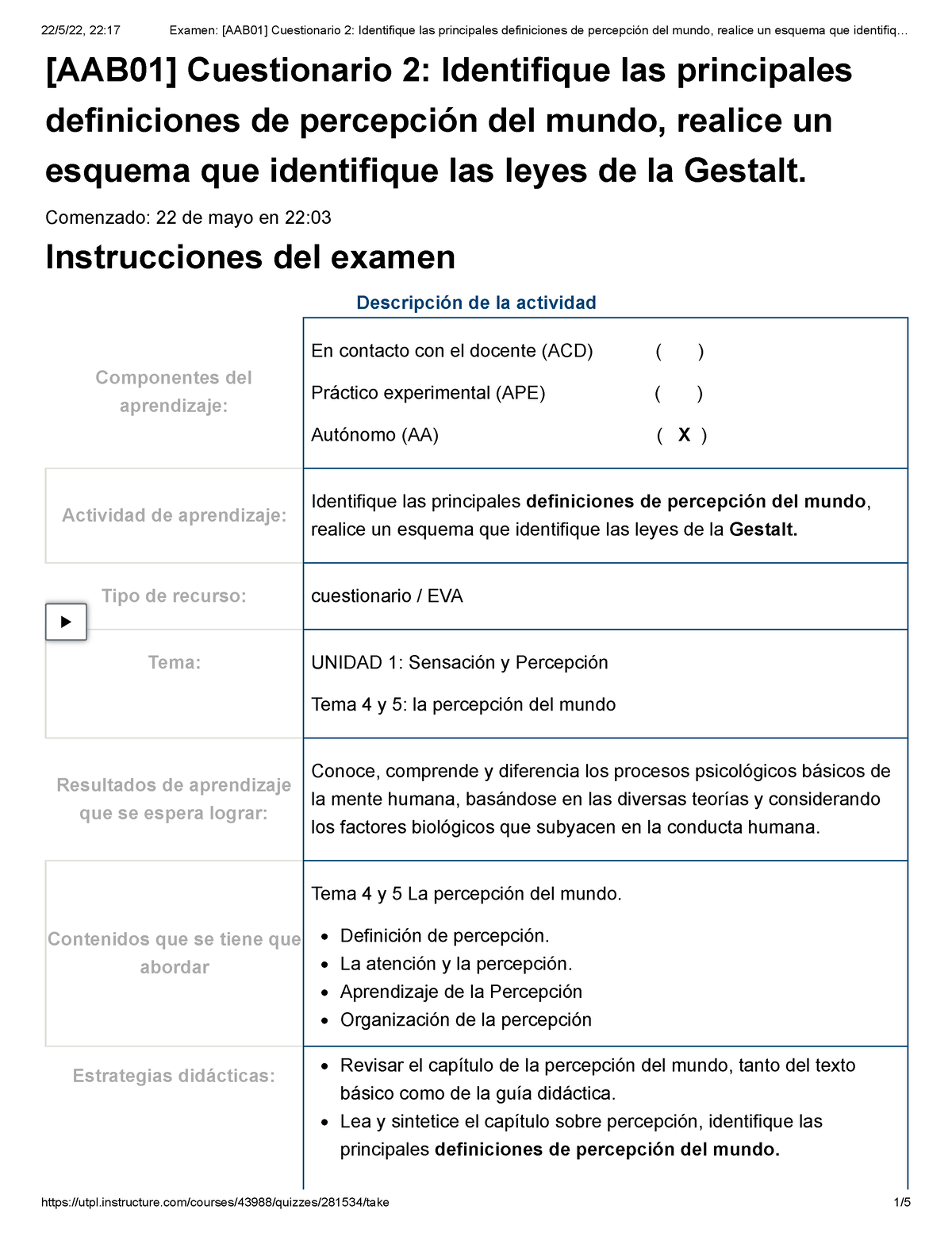 575781961 Examen AAB01 Cuestionario 2 Identifique Las Principales ...