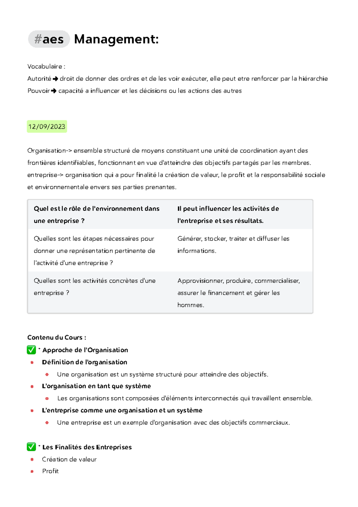 #aes Management S1 (entier) - #aes Management: Vocabulaire : Autorité ...