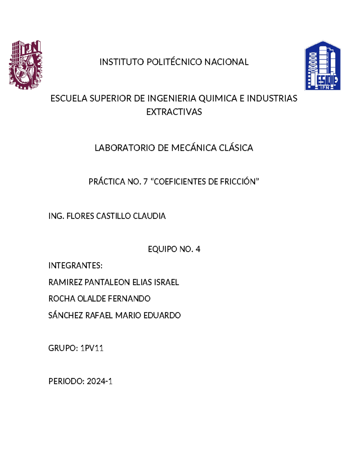 Reporte P7 LAB MC - INSTITUTO POLITÉCNICO NACIONAL ESCUELA SUPERIOR DE ...