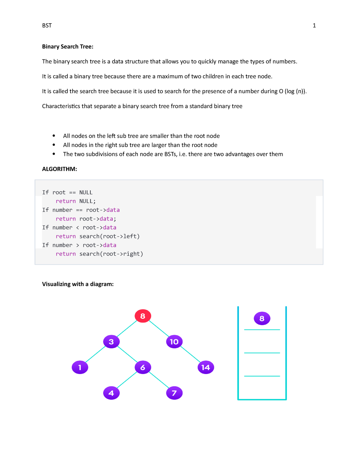 Exam 3 January Autumn 2018, Questions And Answers - Binary Search Tree ...