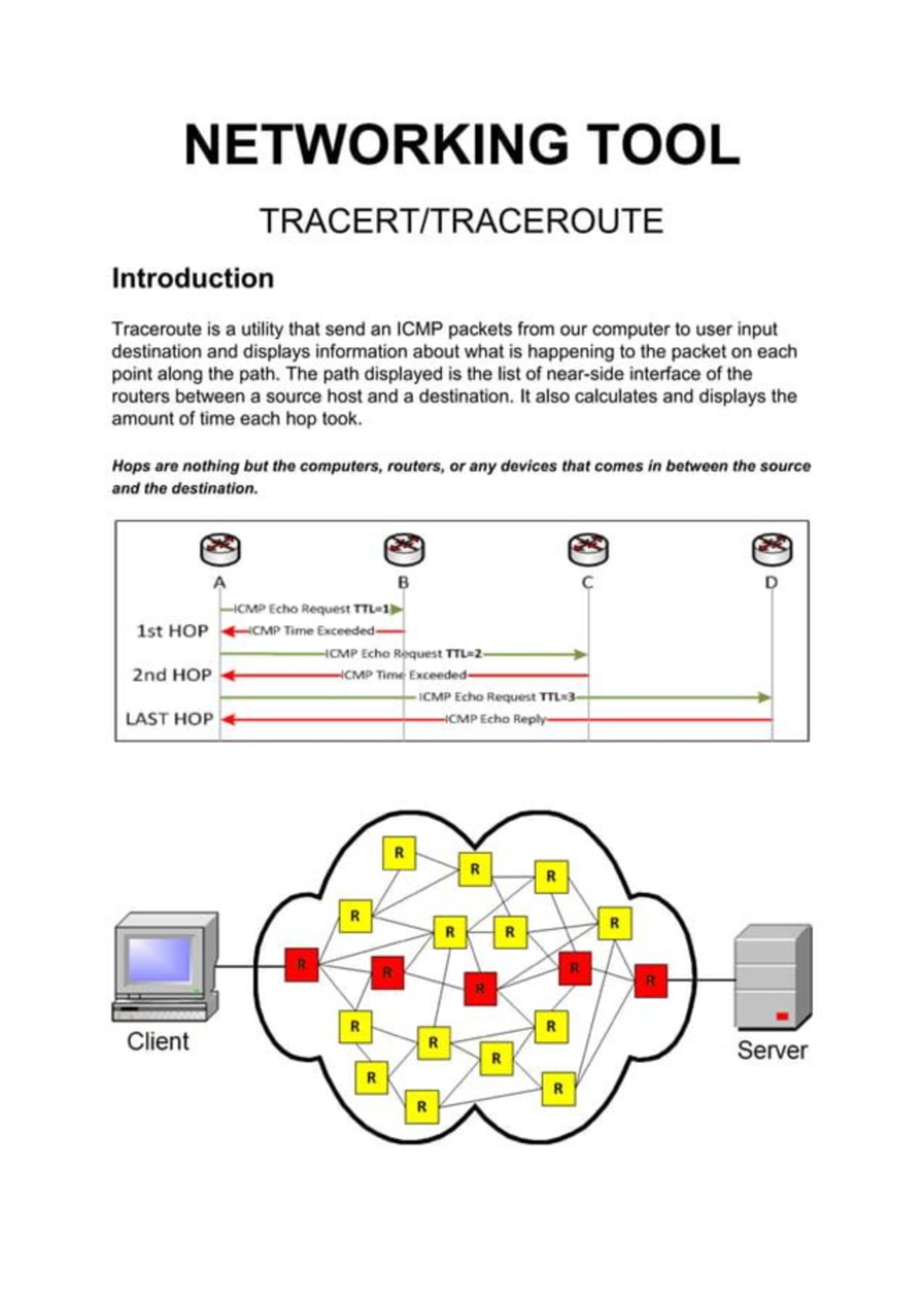 Traceroute - Computer Servicing System - Studocu