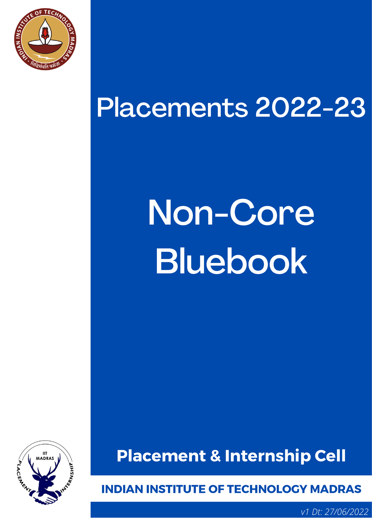 Non-Core Bluebook 22-23 - Non-Core Bluebook Placement & Internship Cell ...