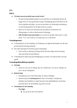 Kvantitativa Och Kvalitativa Problem Och Metodansatser - Föreläsning 1 ...