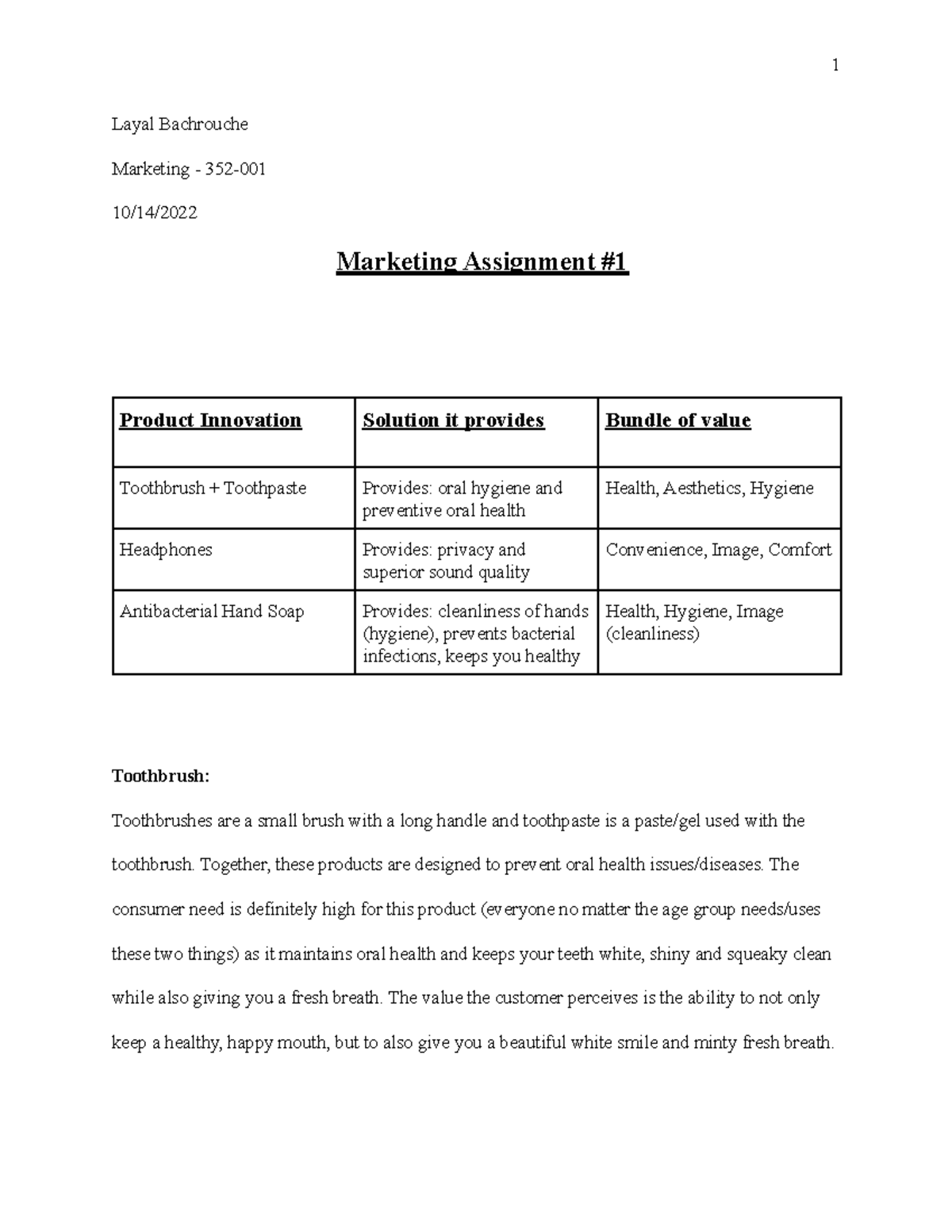 product marketing interview assignment