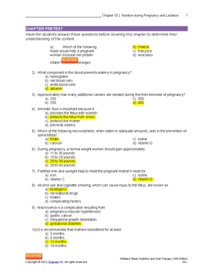 1 Chapter Pretest - CHAPTER PRETEST Have The Students Answer These ...