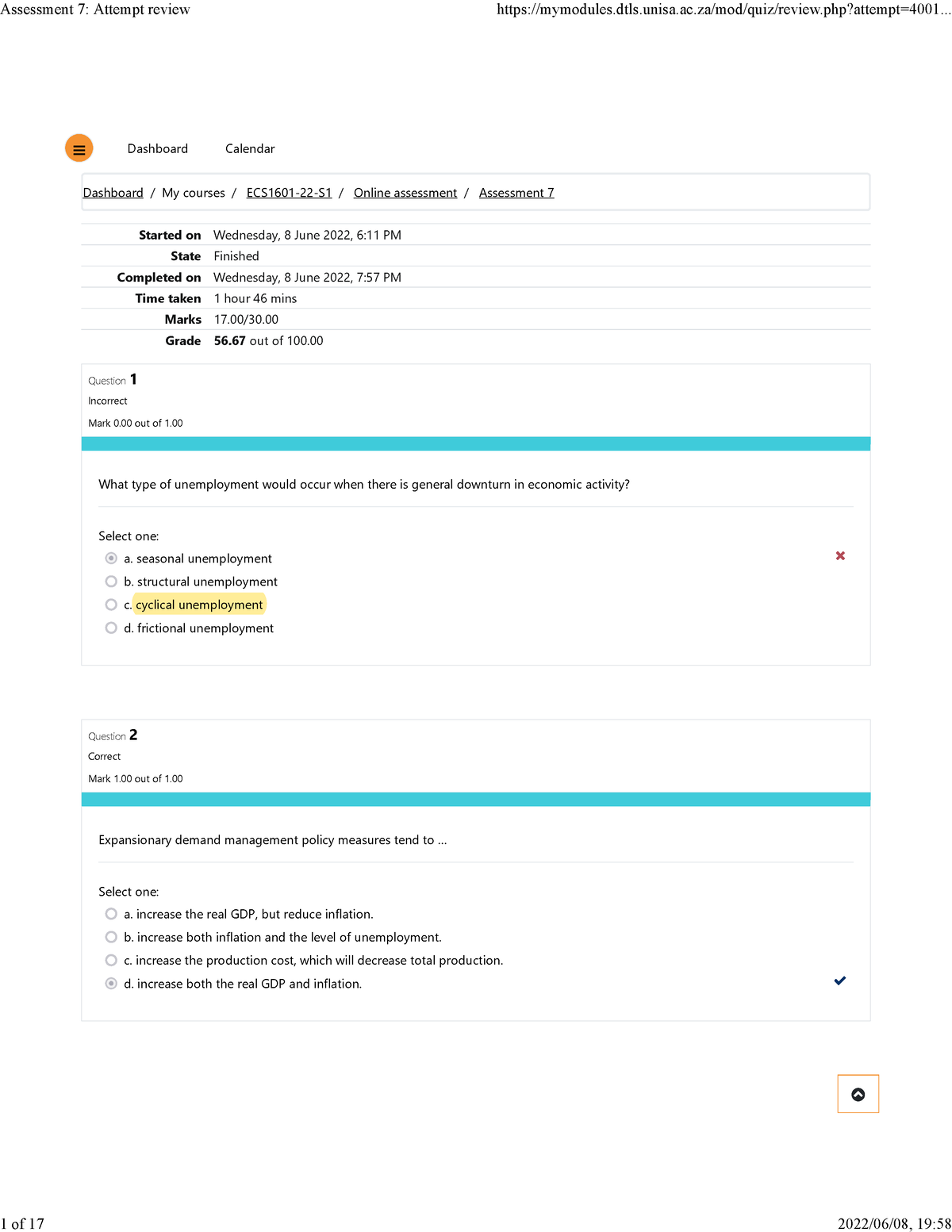 ecs1601 assignment 7 2022