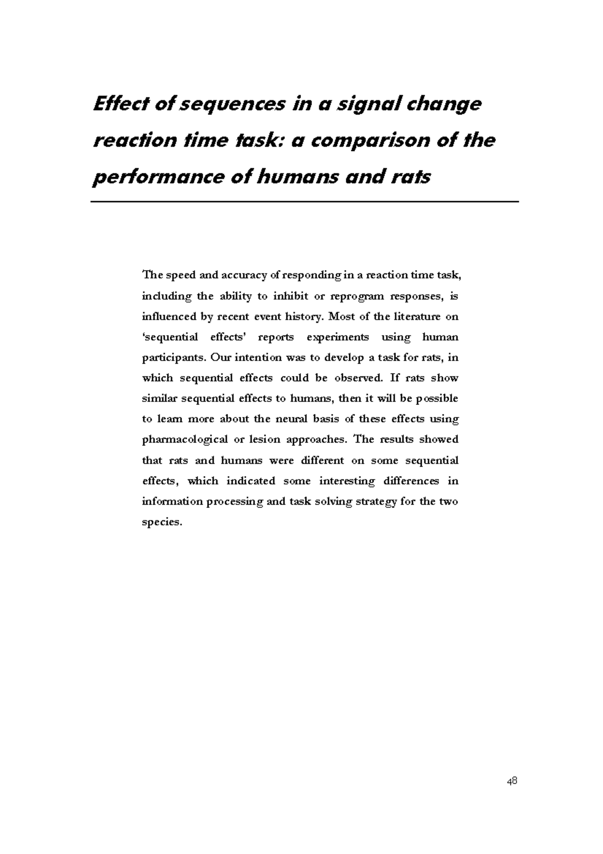 THE Contribution OF THE Subthalamic Nucleus TO 10 - 4 - Studocu