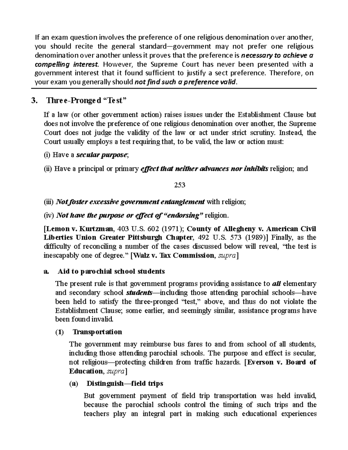 Zlib n/a If an exam question involves the preference of one