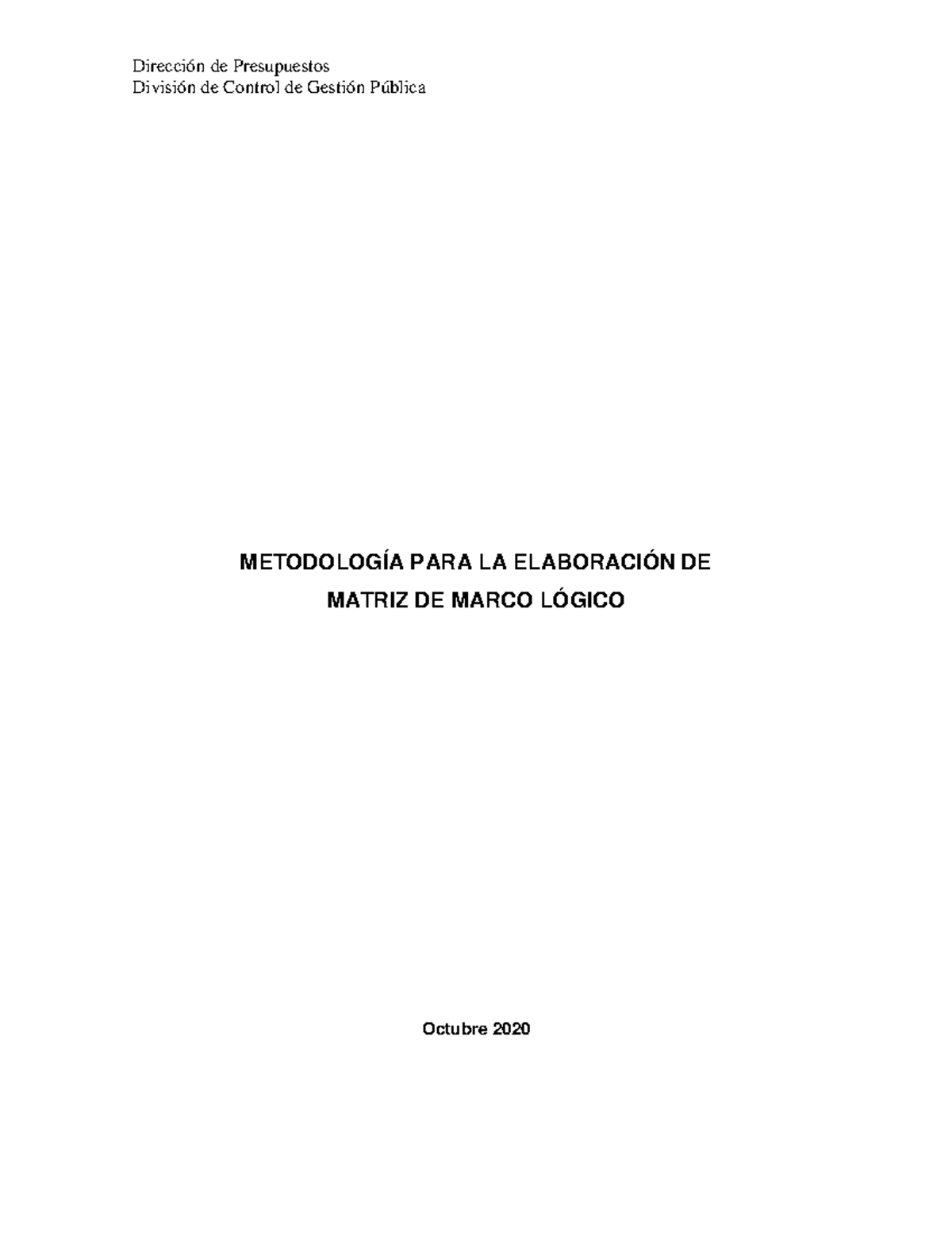 Matriz Marco Lógico ( Dipres) articles-140852 doc pdf - Dirección de ...