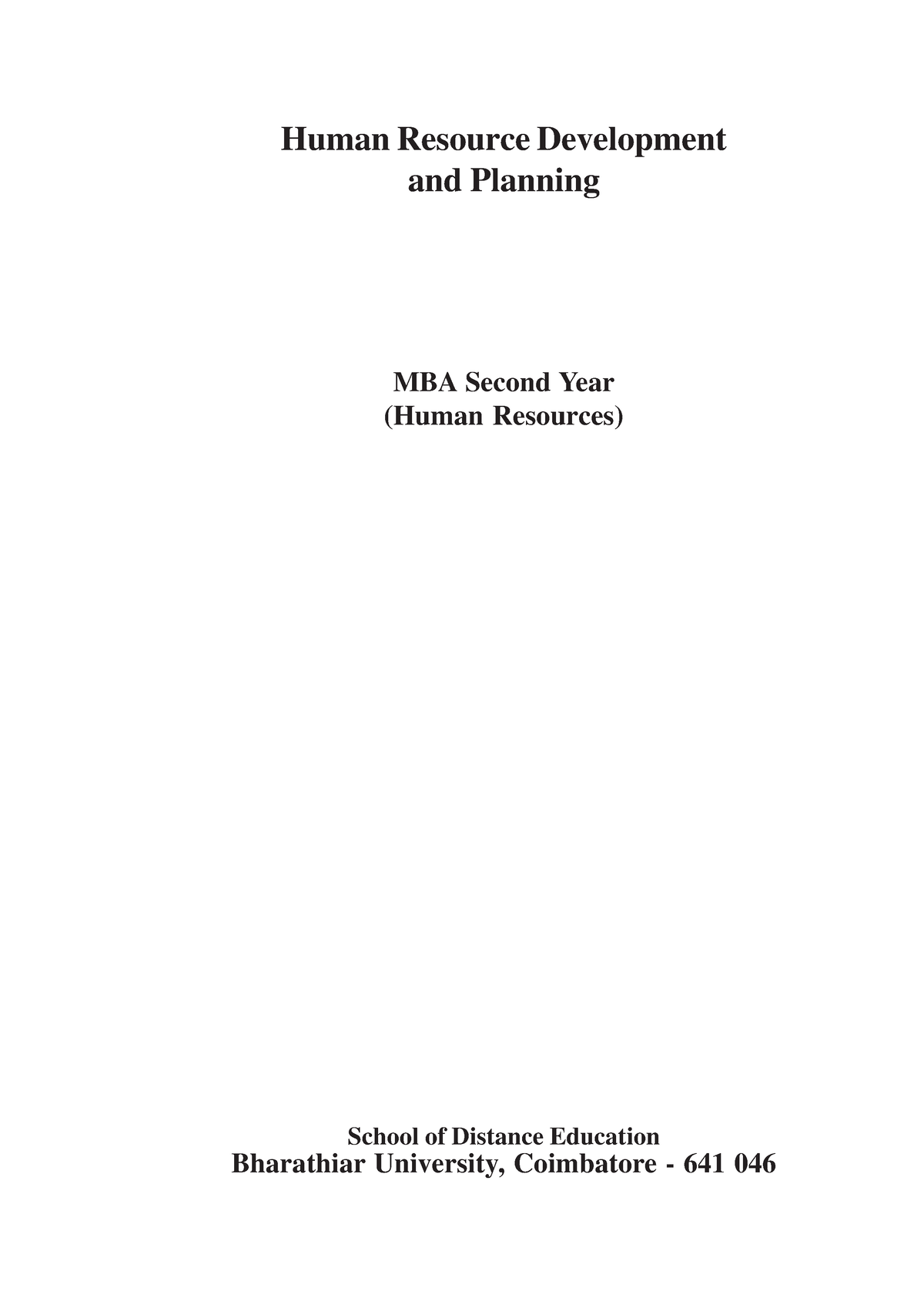 thesis topics for mba human resource management