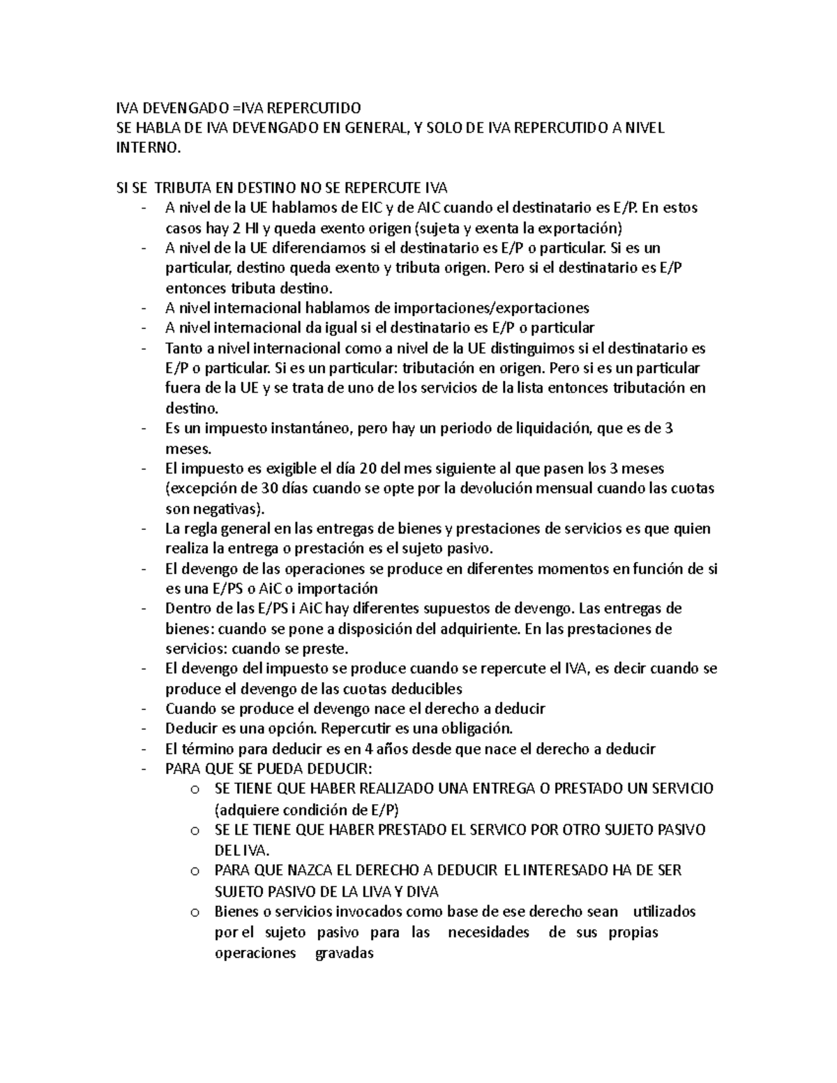 Esquemita IVA Esquema clave para seminario de IVA IVA DEVENGADO